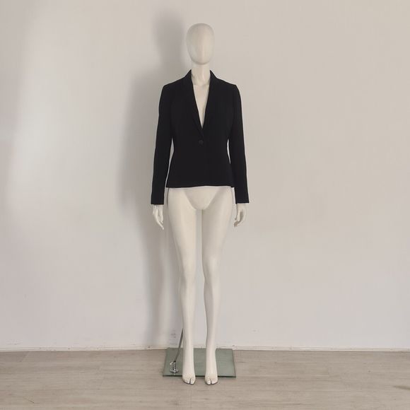Jackets & Blazers - HOBBS Black Blazer Jacket Size UK 12 EU 40 Double-Breasted Formal Office Party